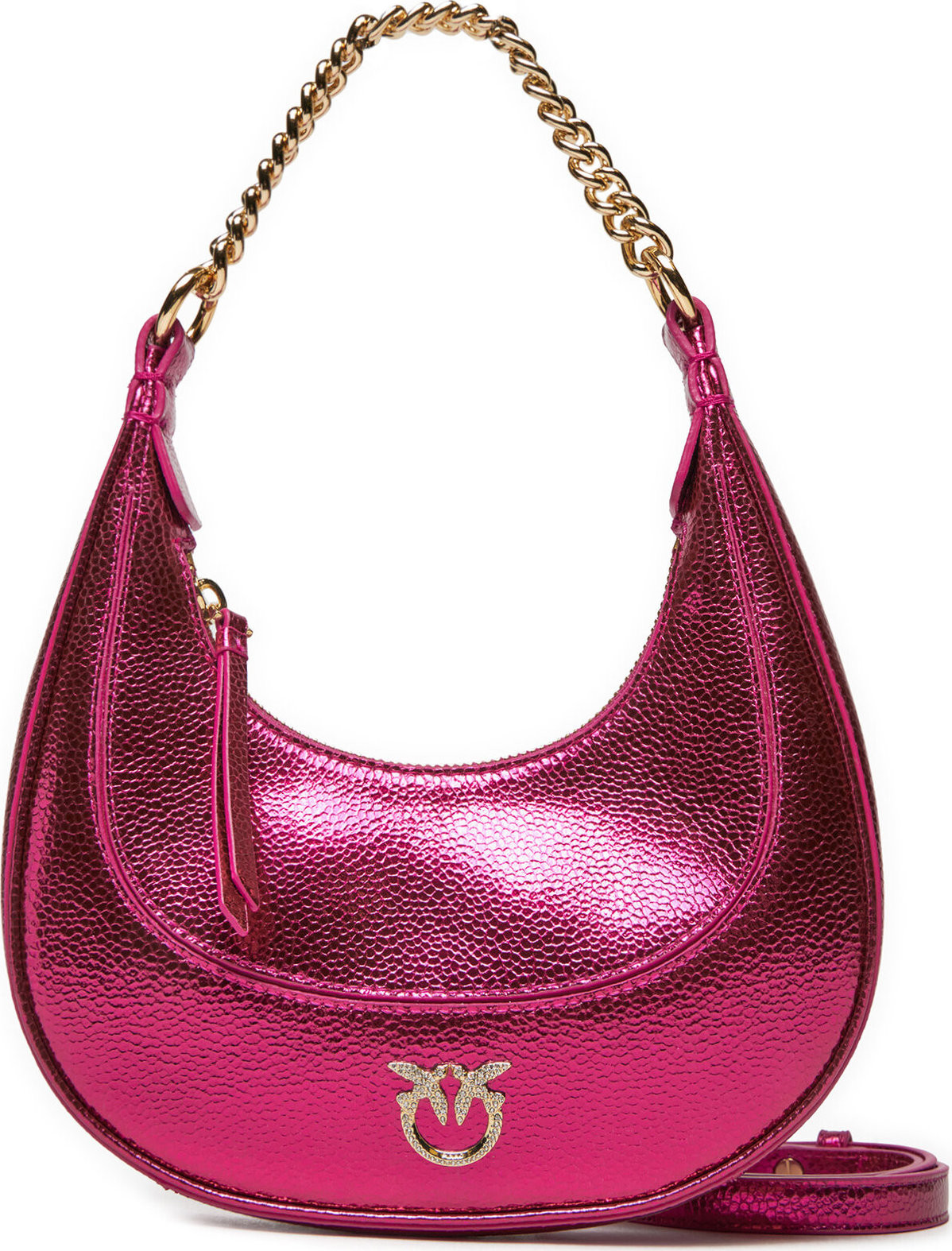 Kabelka PINKO Brioche Hobo Mini AI 24-25 PLTT 101433 A204 Růžová