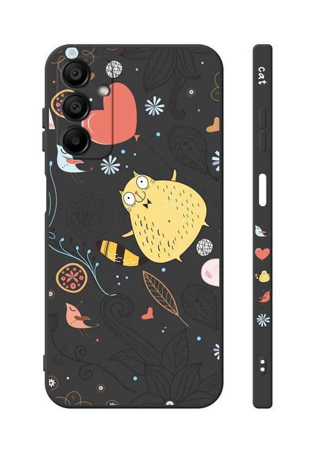 Kryt TopQ Design Samsung A15 Kočička černý 130723