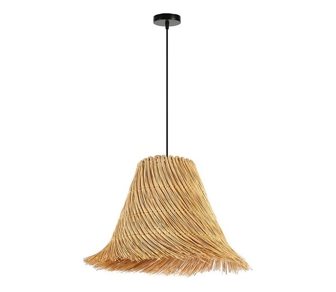 08273L - Lustr na lanku NATURALEZA 1xE27/40W/230V pr. 45 cm ratan