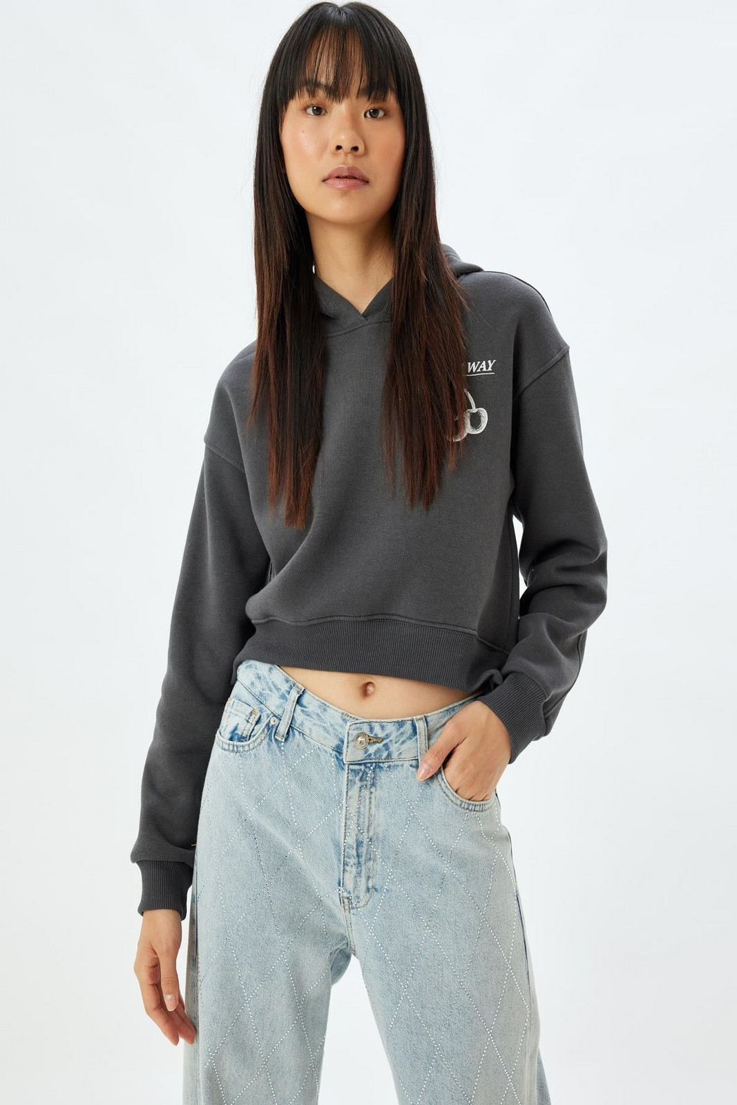 Koton Anthracite Youth Sweatshirt