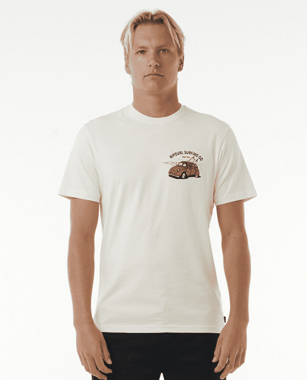 Tričko Rip Curl SEARCH TRIP TEE Bone