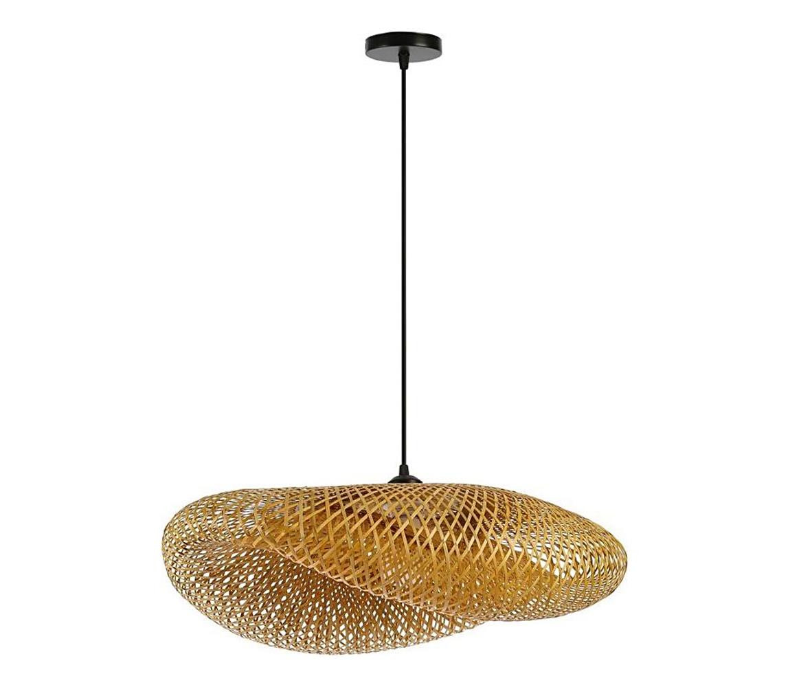 08270L - Lustr na lanku HILO 1xE27/40W/230V pr. 80 cm bambus