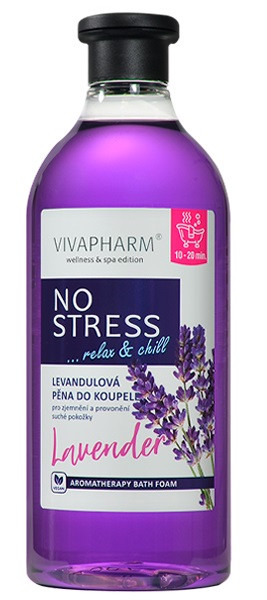 Vivaco VivaPharm Pěna do koupele s levandulovým olejem NO STRESS 750 ml