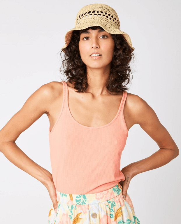 Tílko Rip Curl AMANTEA RIB TOP Coral