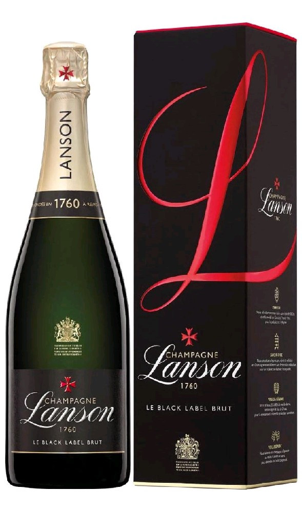 Lanson Black label v krabičce 0.75l