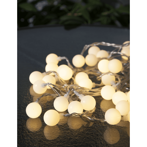 Venkovní světelný LED řetěz 50 světýlek délka 7,35 m Star Trading Berry - bílý