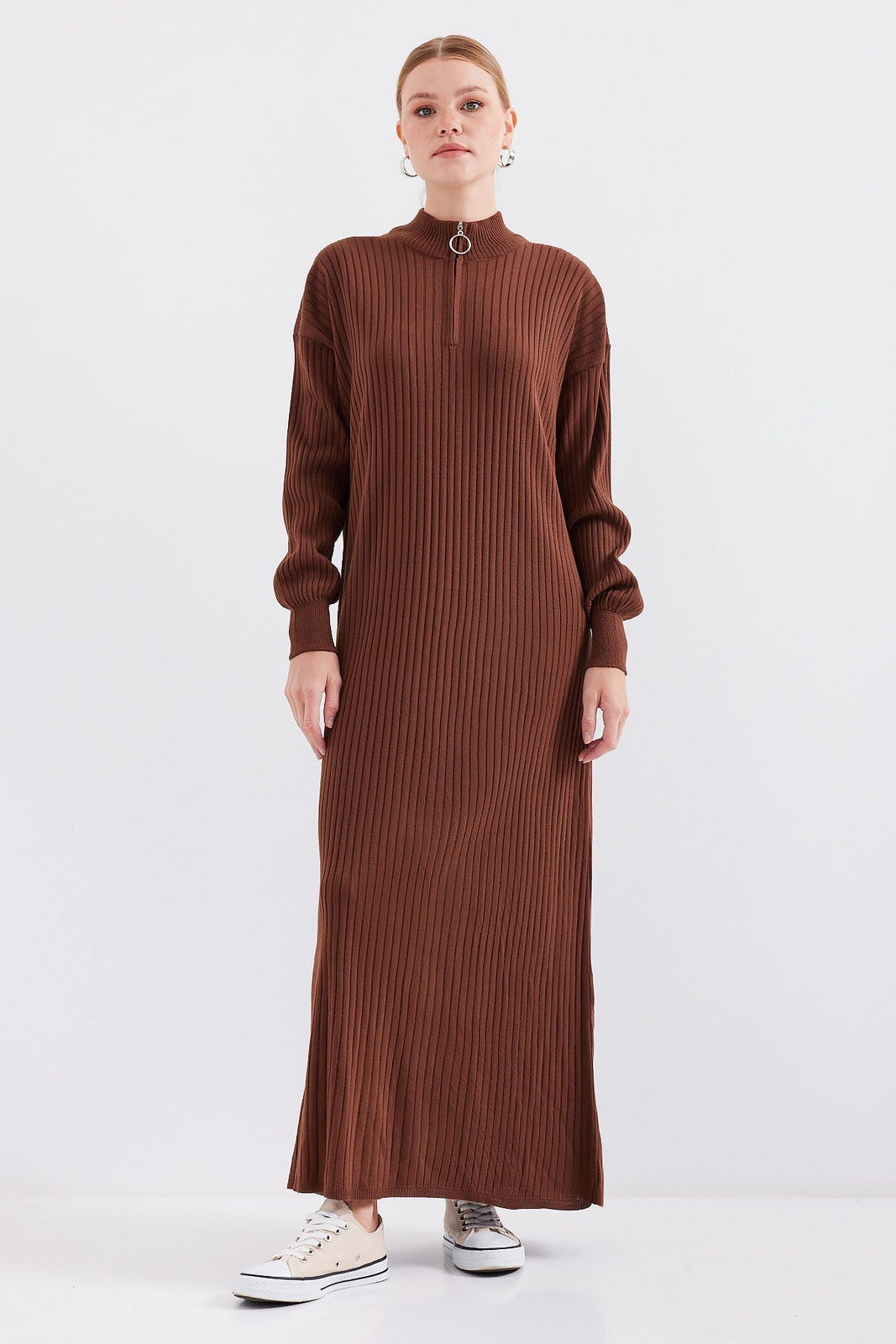 Bigdart 15839 Boydan Knitwear Dress - Brown