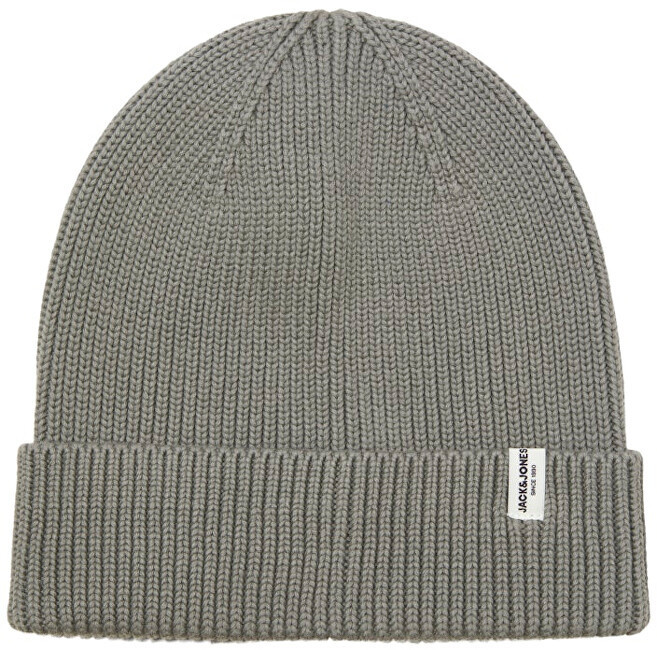 Jack&Jones Pánská čepice JACBRINK 12193386 Castor Gray