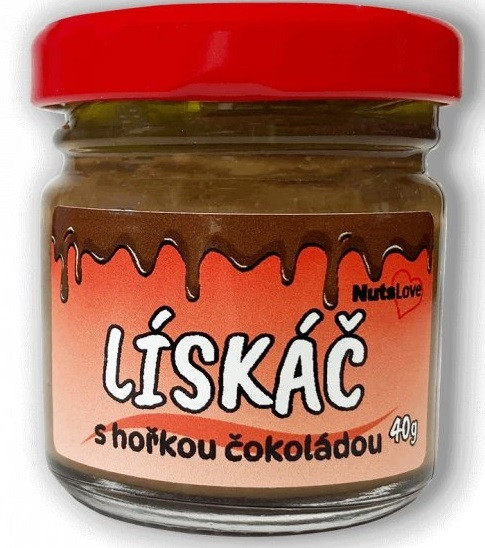 NutsLove Lískáč s hořkou čokoládou 40 g