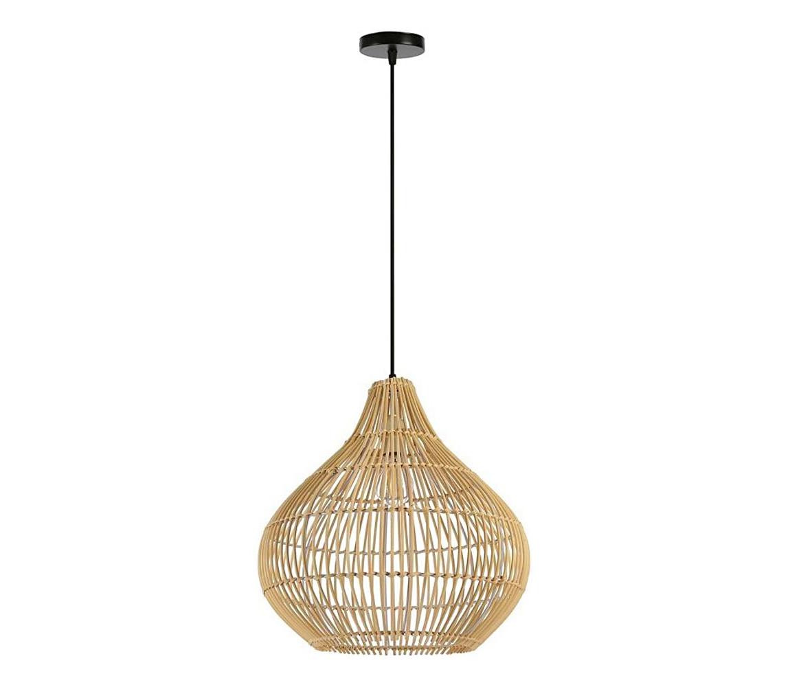 08257L - Lustr na lanku PELO 1xE27/40W/230V pr. 40 cm ratan