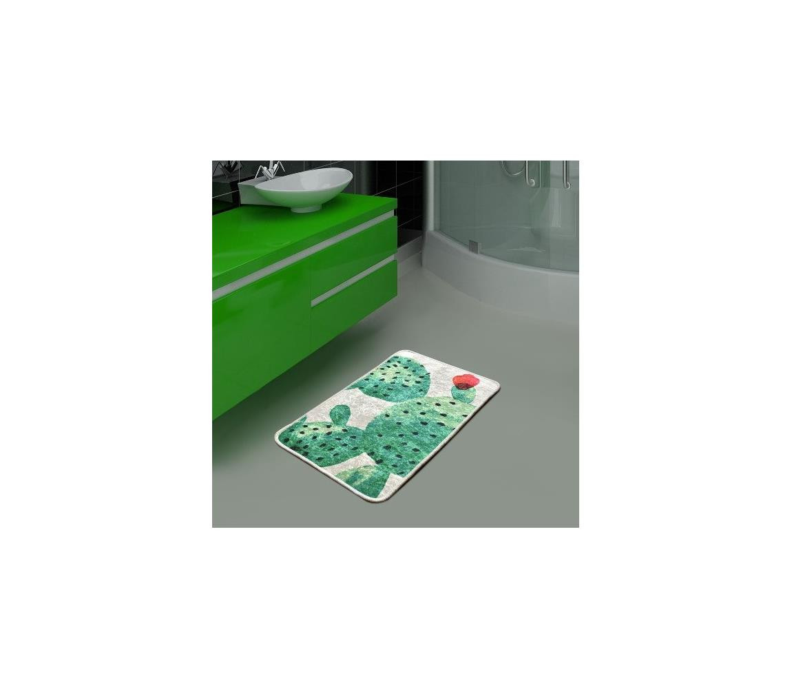 Koupelnová předložka GREEN 40x60 cm zelená
