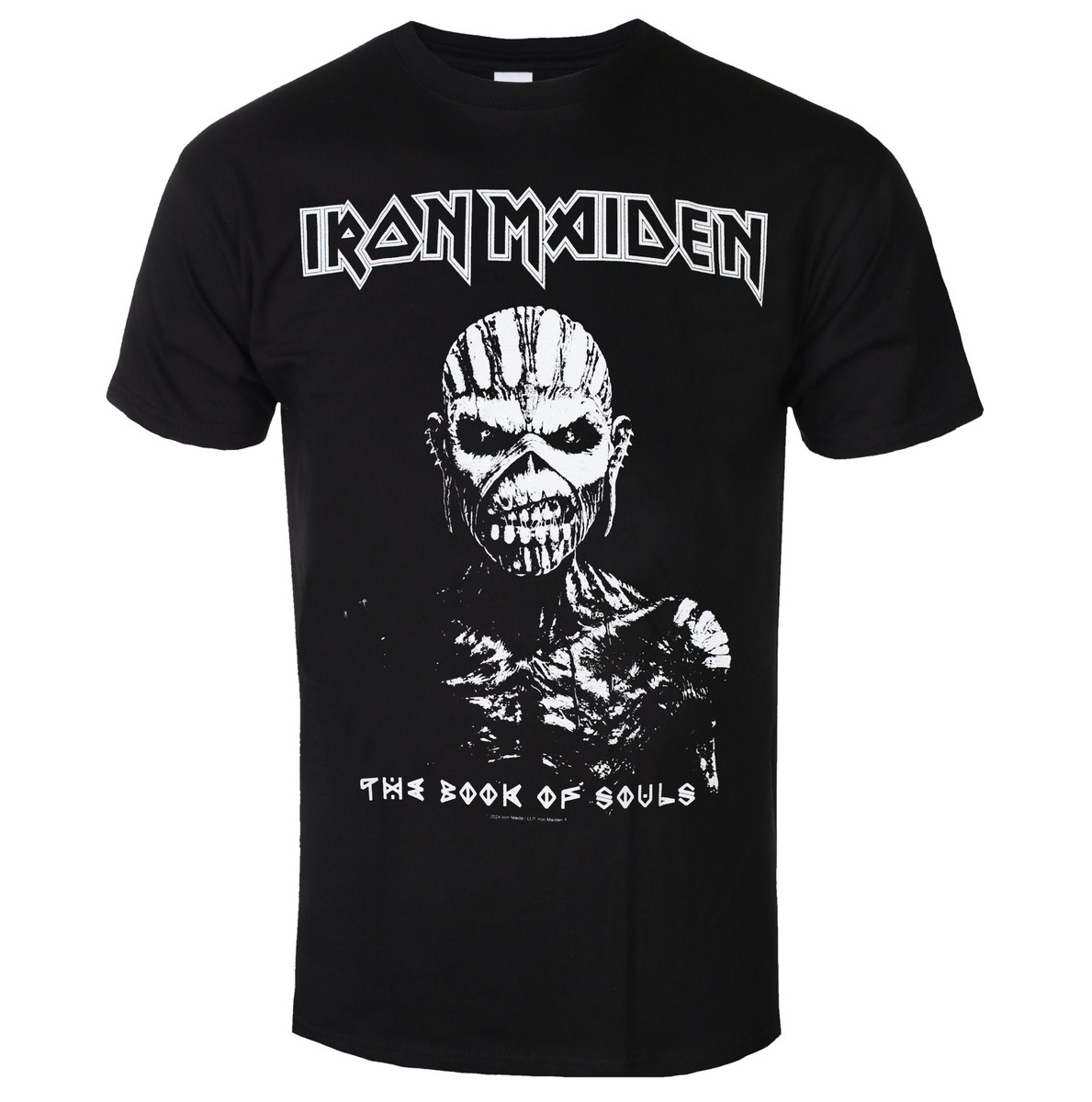 Tričko metal pánské Iron Maiden - Book Of Souls White Contrast - ROCK OFF - IMTEE98MB S