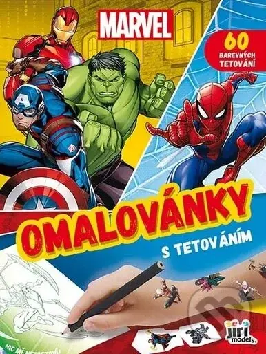 Vymaľovanky s tetovačkami - Marvel - Jiri Models SK