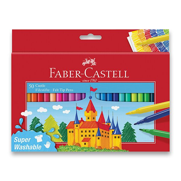 Fixy dětské Faber-Castell - 50 barev