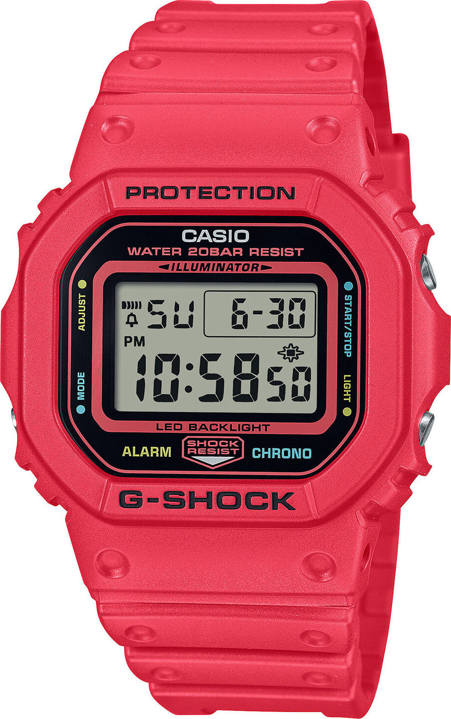 Hodinky G-Shock Energy Pack DW-5600EP-4ER Červená