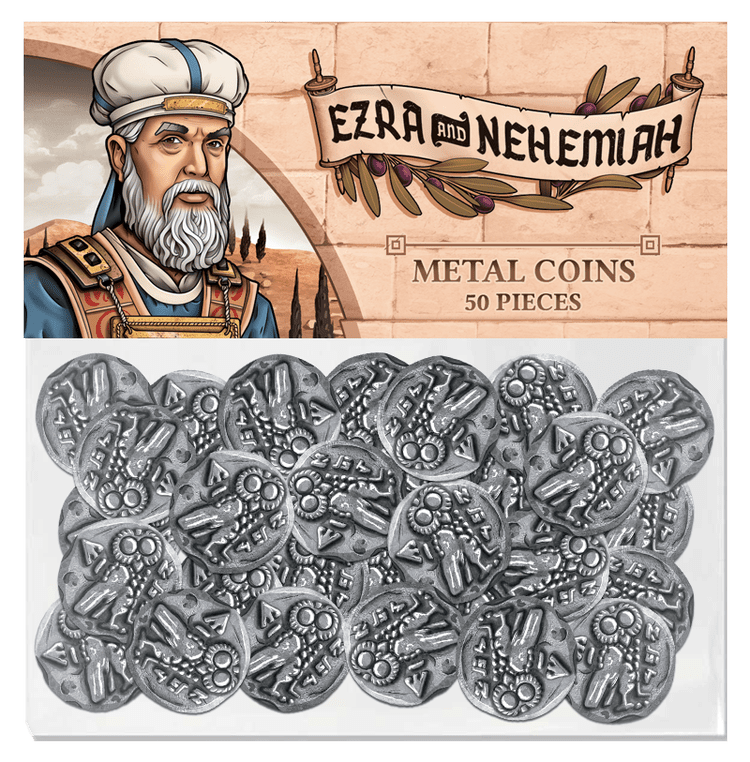 Garphill Games Ezra & Nehemiah Metal Coins (50)