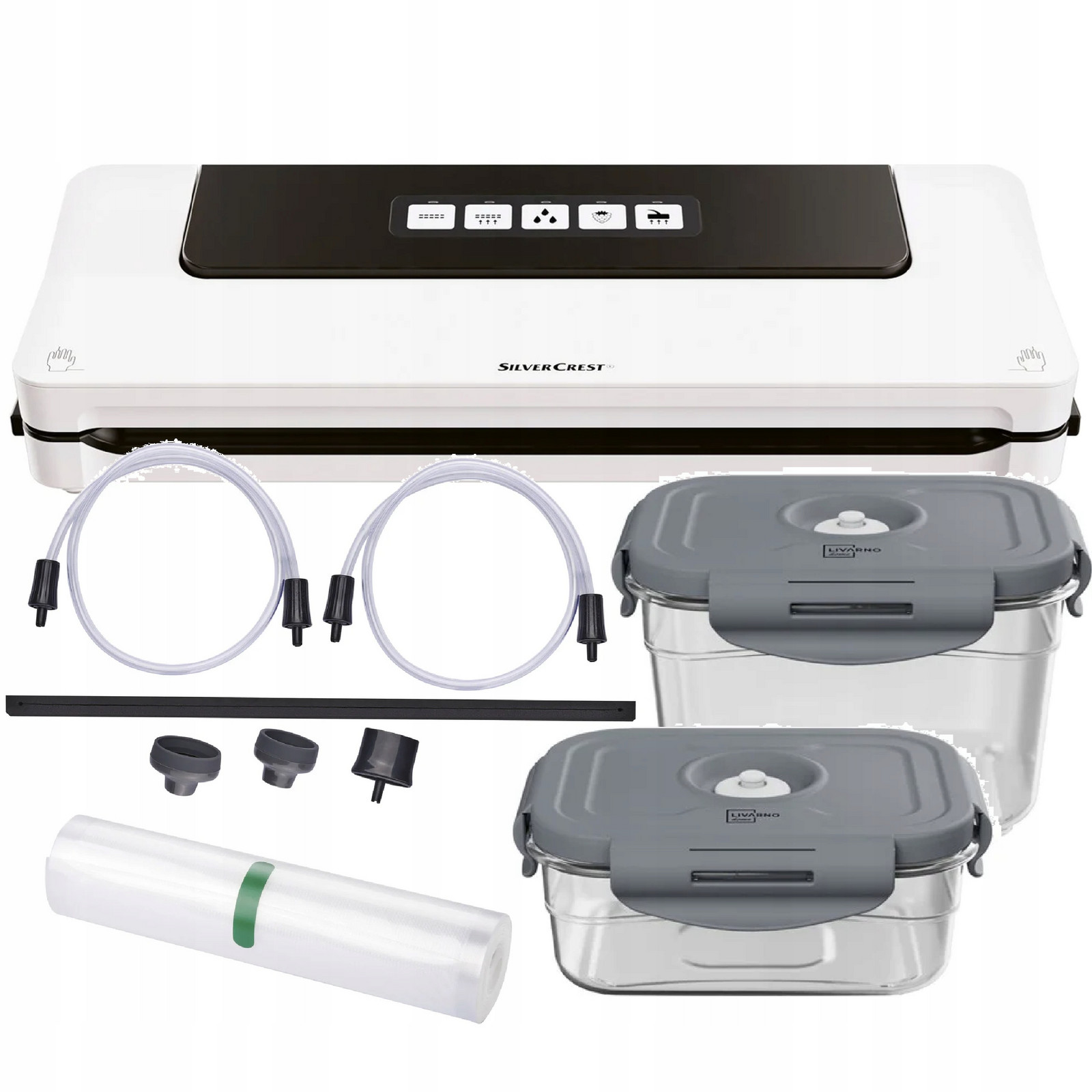 Vakuová svářečka Silvercrest nádoby pro vakuové balení 2ks