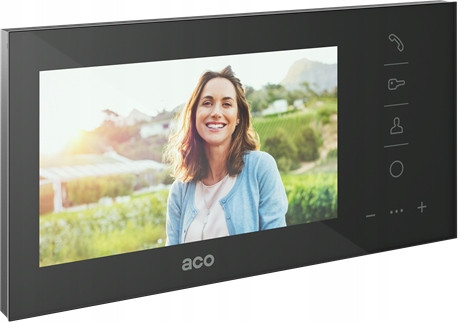 Aco GLASS-PRO-7 Bk Monitor Familio Como Pro 7 palců