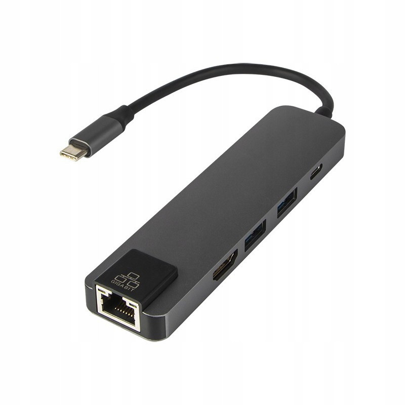 Usb-c Hub port HDMI/LAN/2x Usb 3.0/USB-C 5v1 pro Apple (řada MacBook)