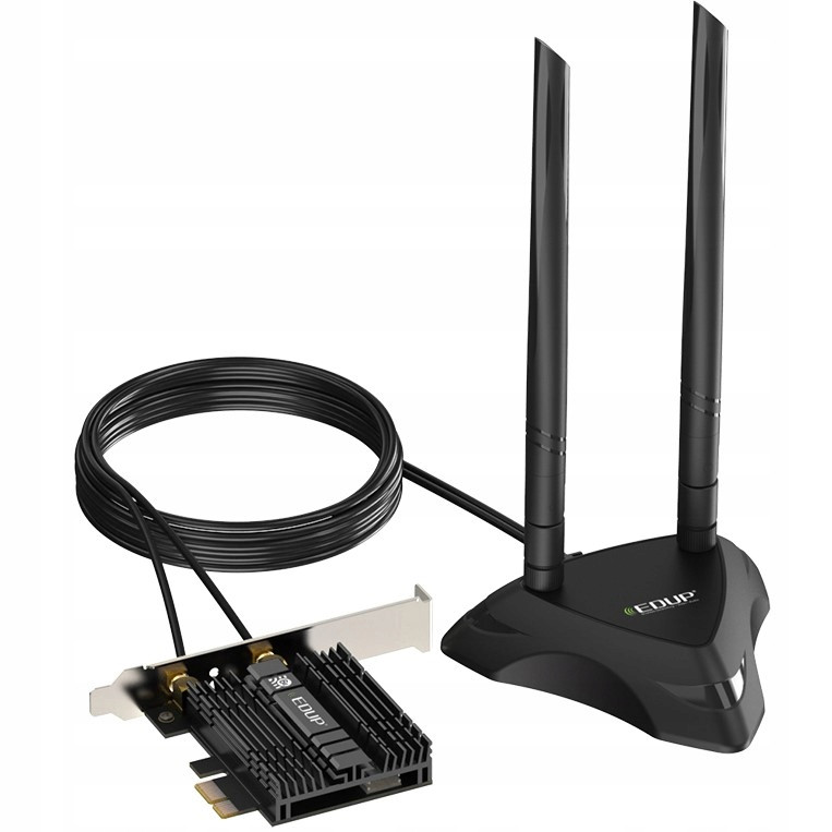 Pci síťová karta pro Pc WiFi 6 Bluetooth AX210 EP-9651GS Pro