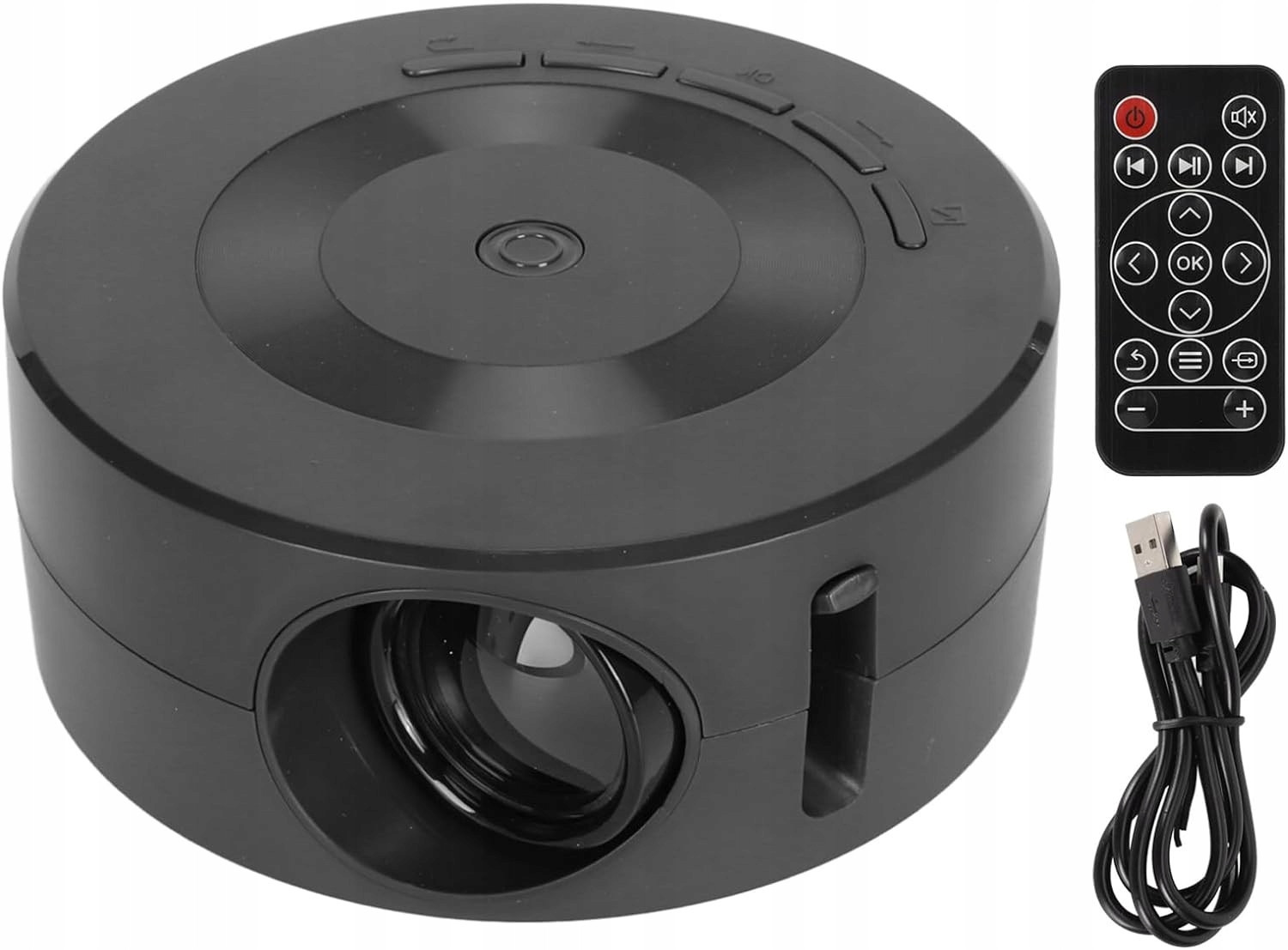 Mini Led projektor Přenosný s vestavěným reproduktorem