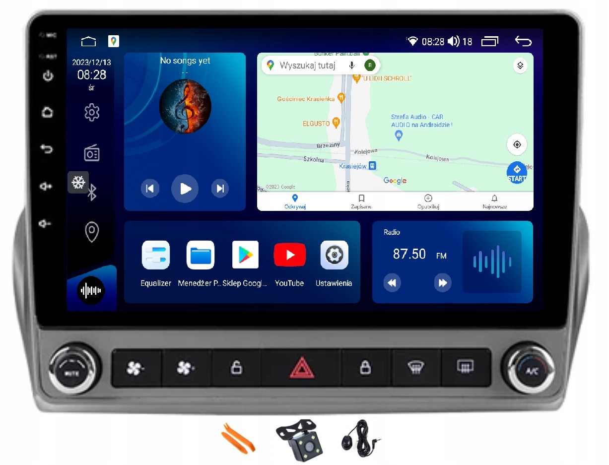 Radio Android Navigace Qled Carplay 64GB Lte Gps Chevrolet Camaro 08-15