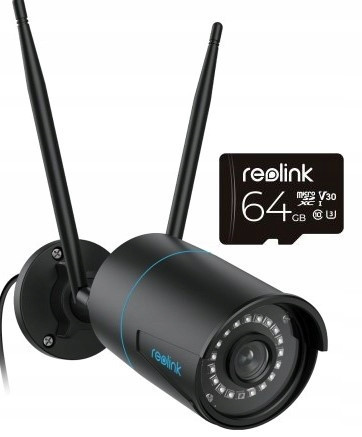 Kamera Reolink W320 (vel 510WA) 5Mpix WiFi P2P Ir 30m černá+ 64GB karta