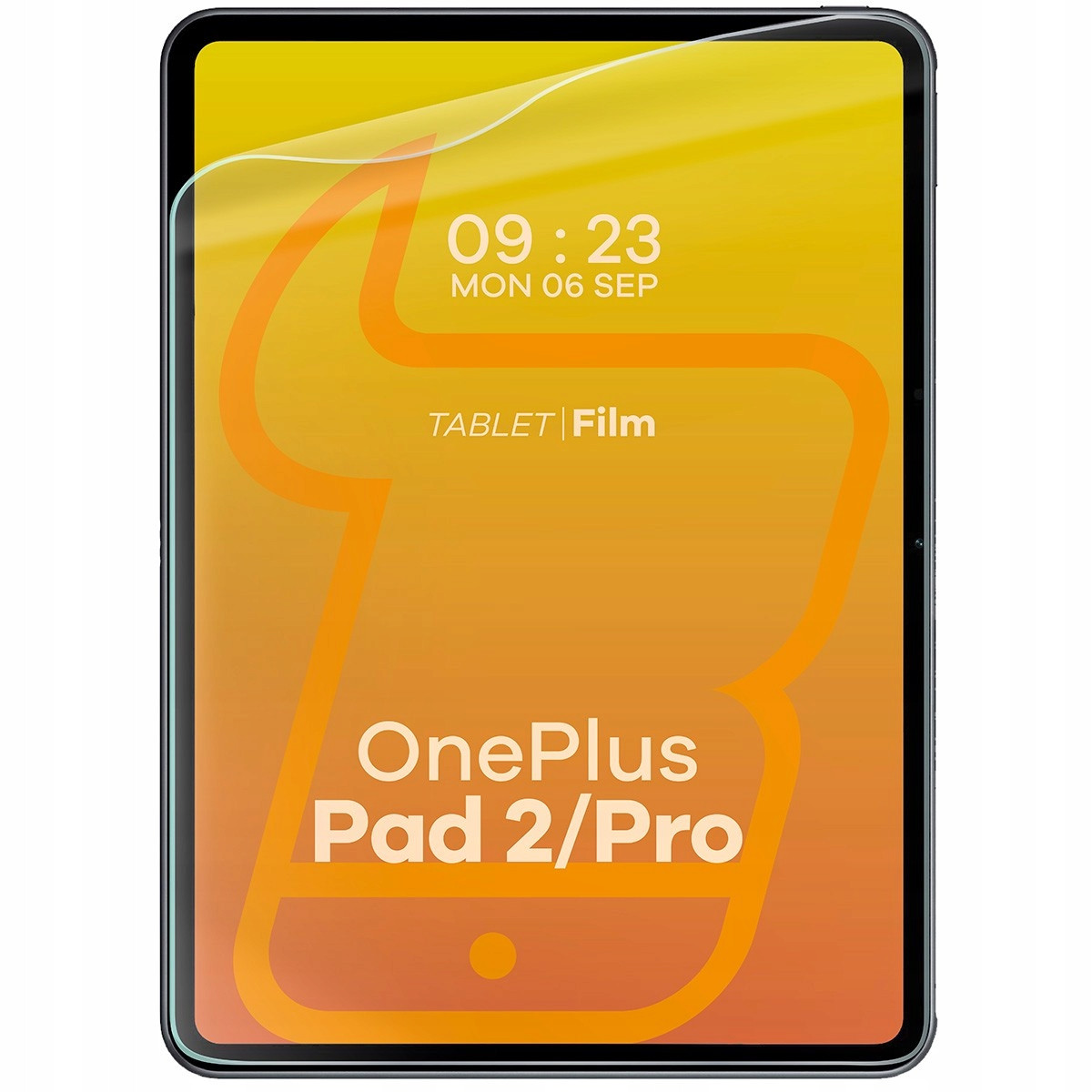 Fólie Bizon ochranná imitující papír pro OnePlus Pad 2 Pad Pro, 2 ks