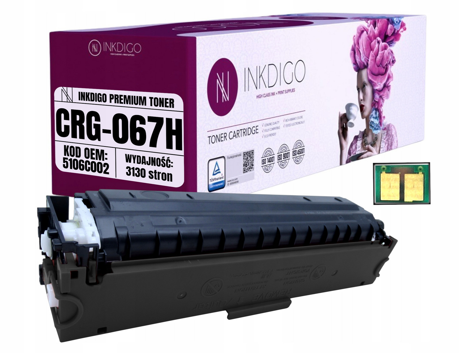 Toner náhradní 067HK pro Canon MF657Cdw MF655Cw MF655Cdw MF651Cw