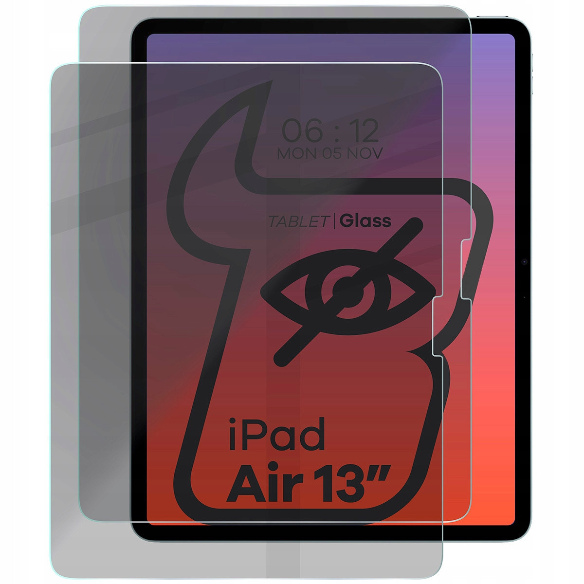 Sklo na privatizační displej Bizon pro iPad Air 13