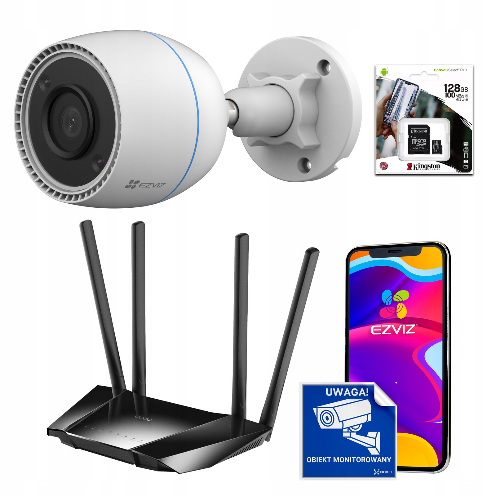 Monitorovací sada Ezviz Monitoring Ezviz WiFi Router na Sim kartu