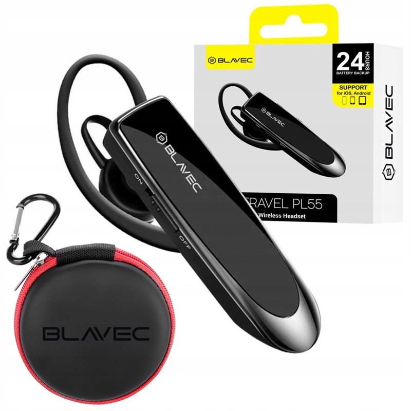 Bluetooth bezdrátová sluchátka pro hovory silný zvuk Blavec Discover 55