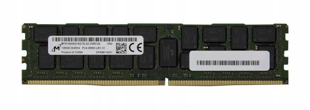 Micron 128GB DDr4 MTA144ASQ16G72LSZ-2S PC4-2666-LB1-12