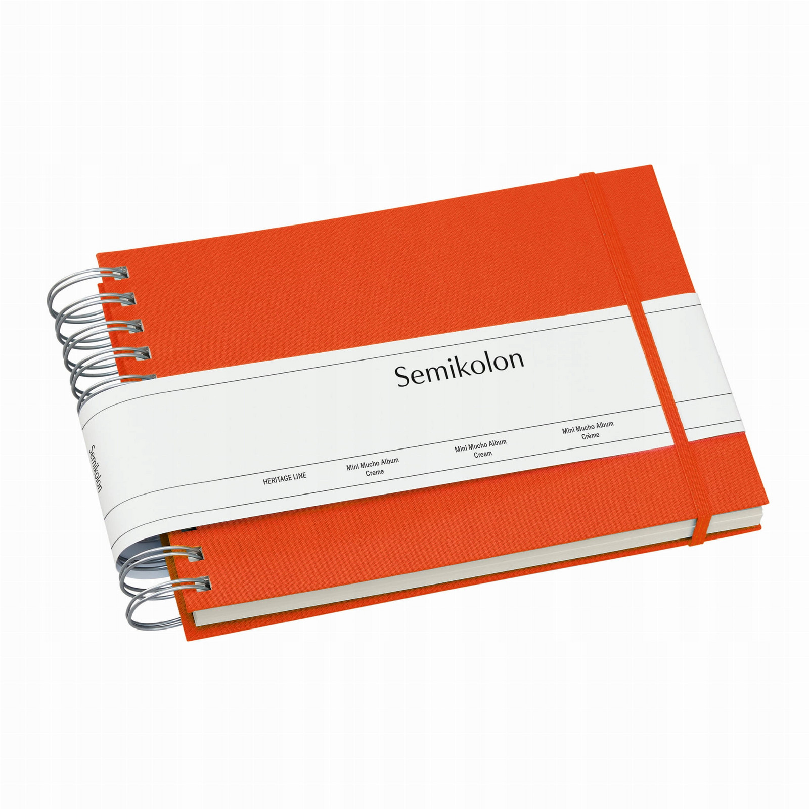 Album Semikolon Mini Mucho krémové kartičky, orange