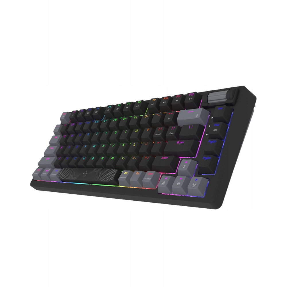 Aqirys Mechanická klávesnice 75%/81 drátových kláves Adara Mini black/g