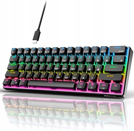 Herní Mechanická Klávesnice Rgb Rk Royal Kludge Kompaktní 60%