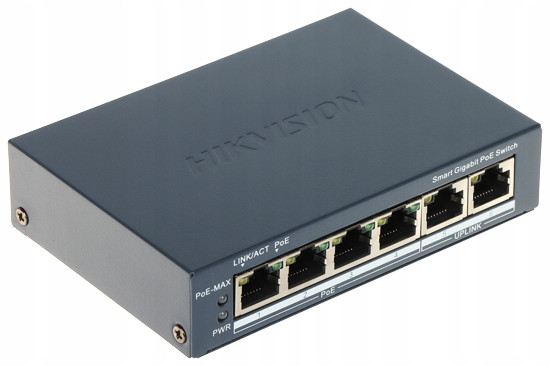 Switch Poe DS-3E1506P-EI 4-PORTOVÝ Hikvision