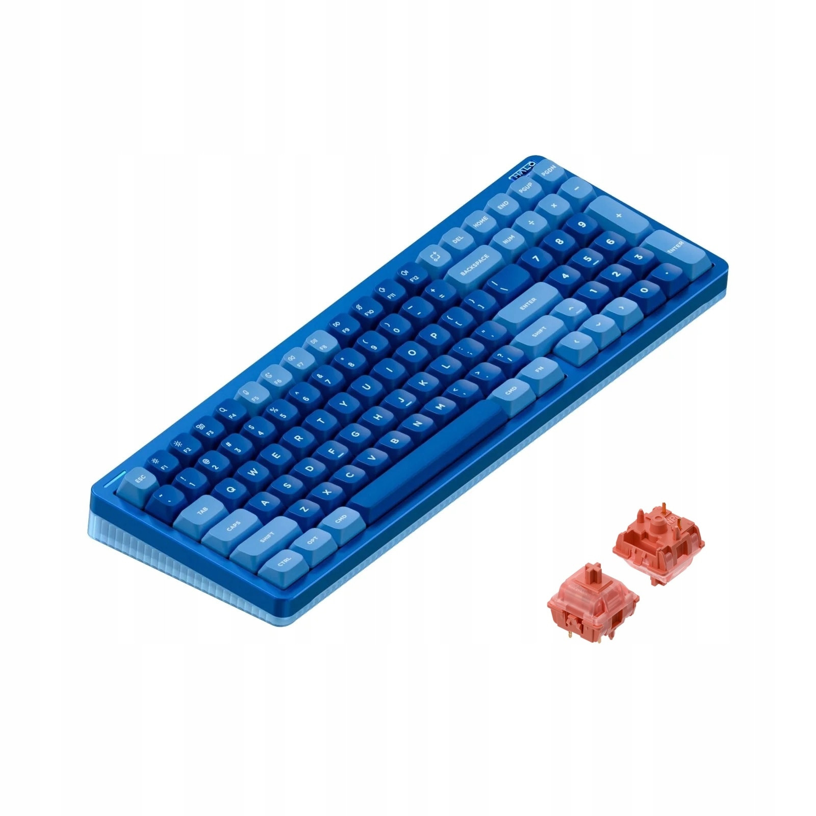 NuPhy Halo96 V2 bezdrátová mechanická klávesnice Qmk/via Raspberry