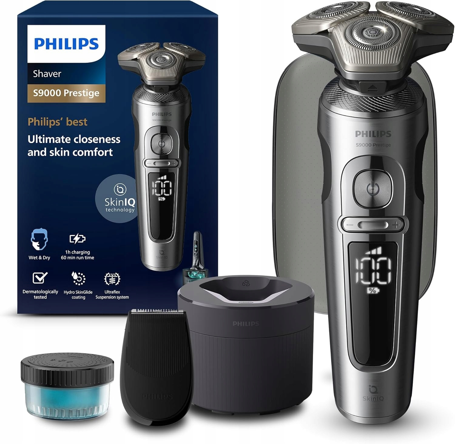 Holicí Strojek Pánský elektrický Philips Series 9000 Prestige SkinlQ Shaver