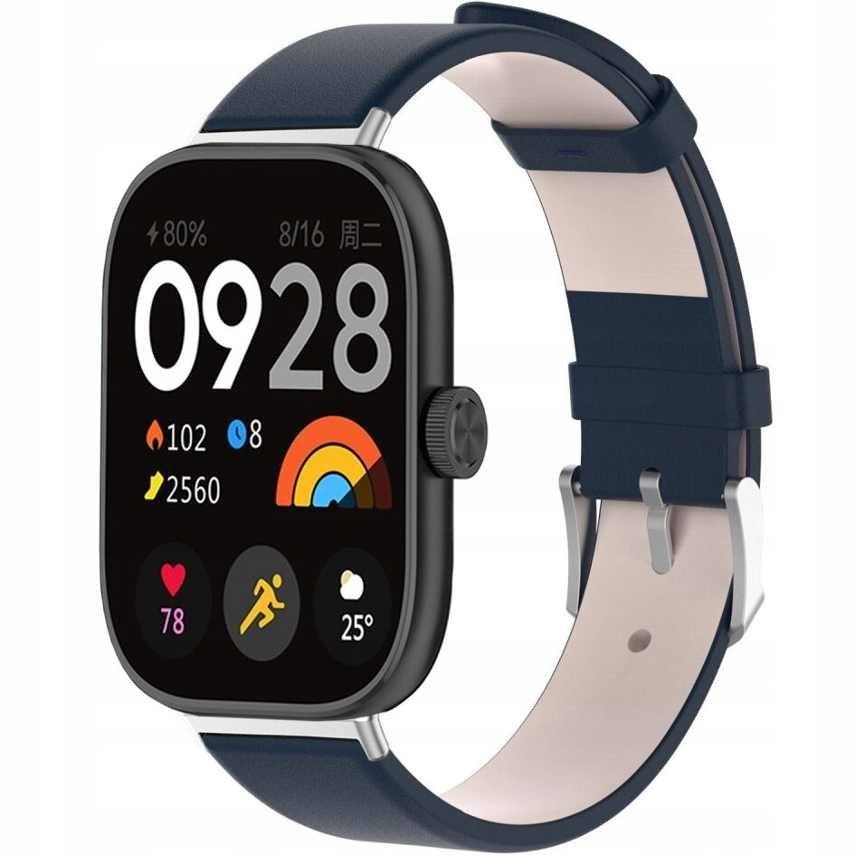 Kožený Opasek Čelenka Pro Xiaomi Redmi Watch 4 Xiaomi Smart Band 8 Pro