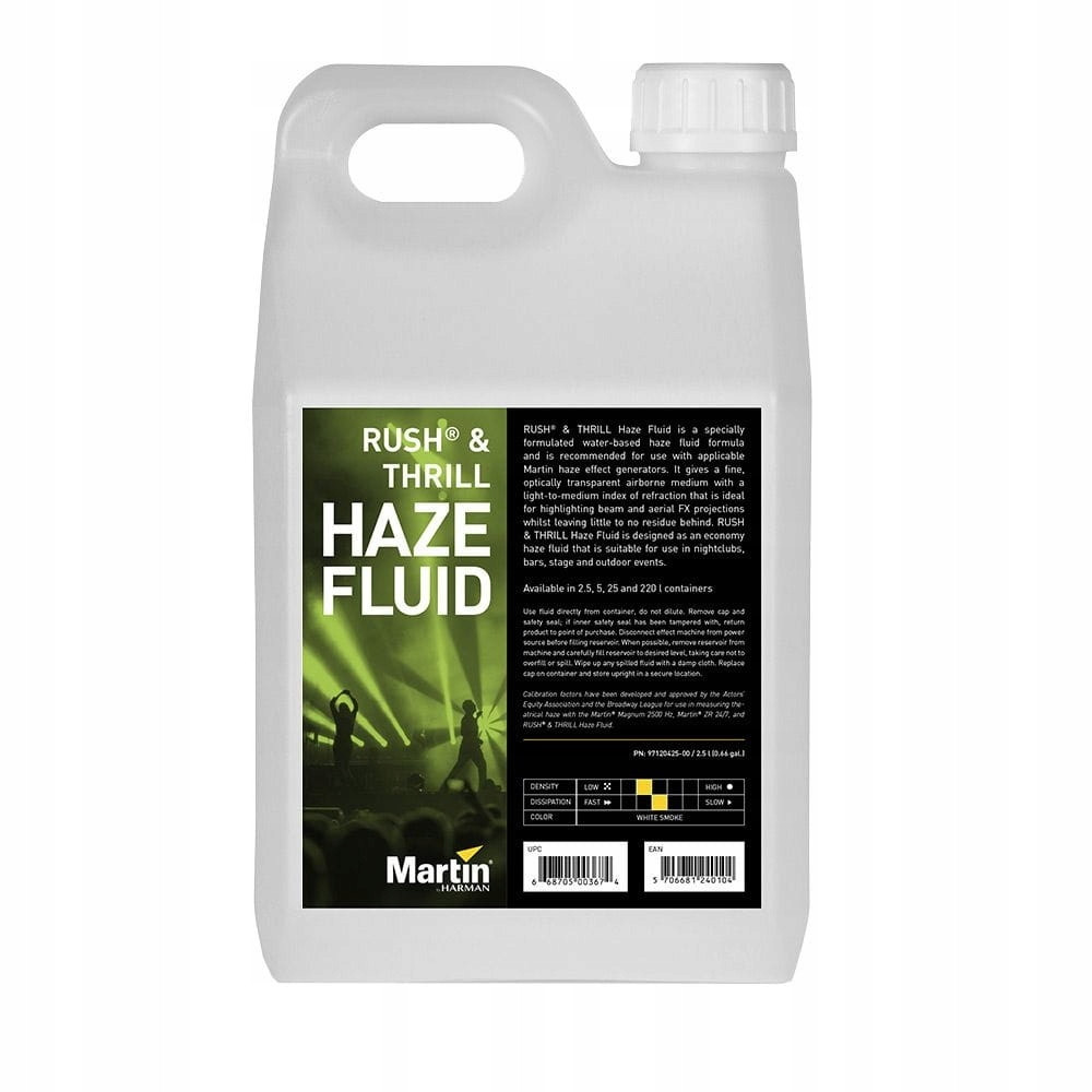 Martin Rush & Thrill Haze Fluid 5l. kapalina pro generátory mlhy