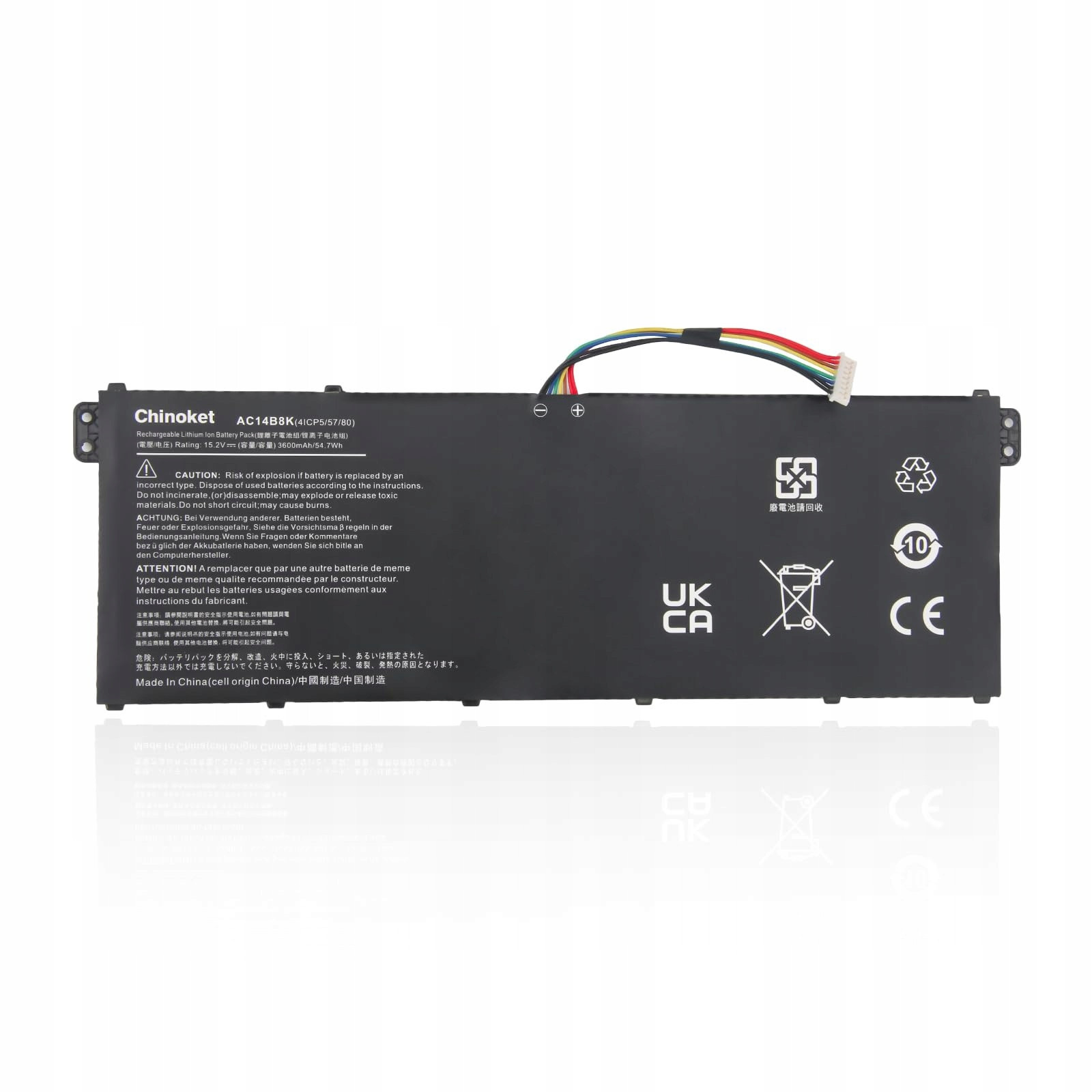 Baterie AC14B3K AC14B7K pro Acer Aspire Nitro Predator 15,2V 3200mAh 49Wh Gc