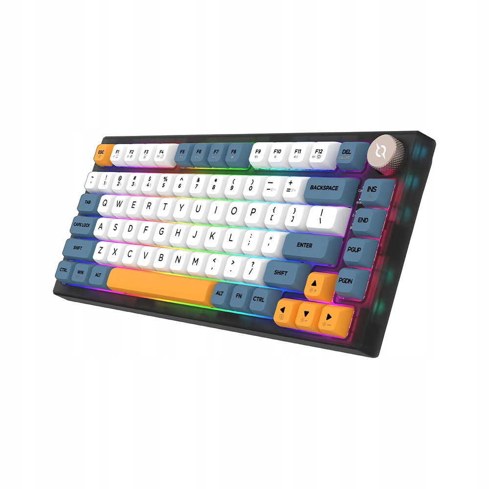 Aqirys Mechanická klávesnice 75%/82 kláves Dual Mode: Wirelles&BT+Wired