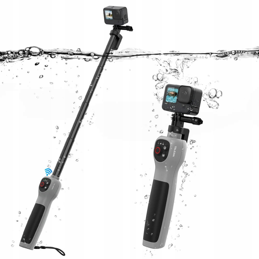 Vodotěsná Selfie Stick Hůl s dálkovým ovládáním Dálkové ovládání GoPro Hero 13 12 11 10 9 Max