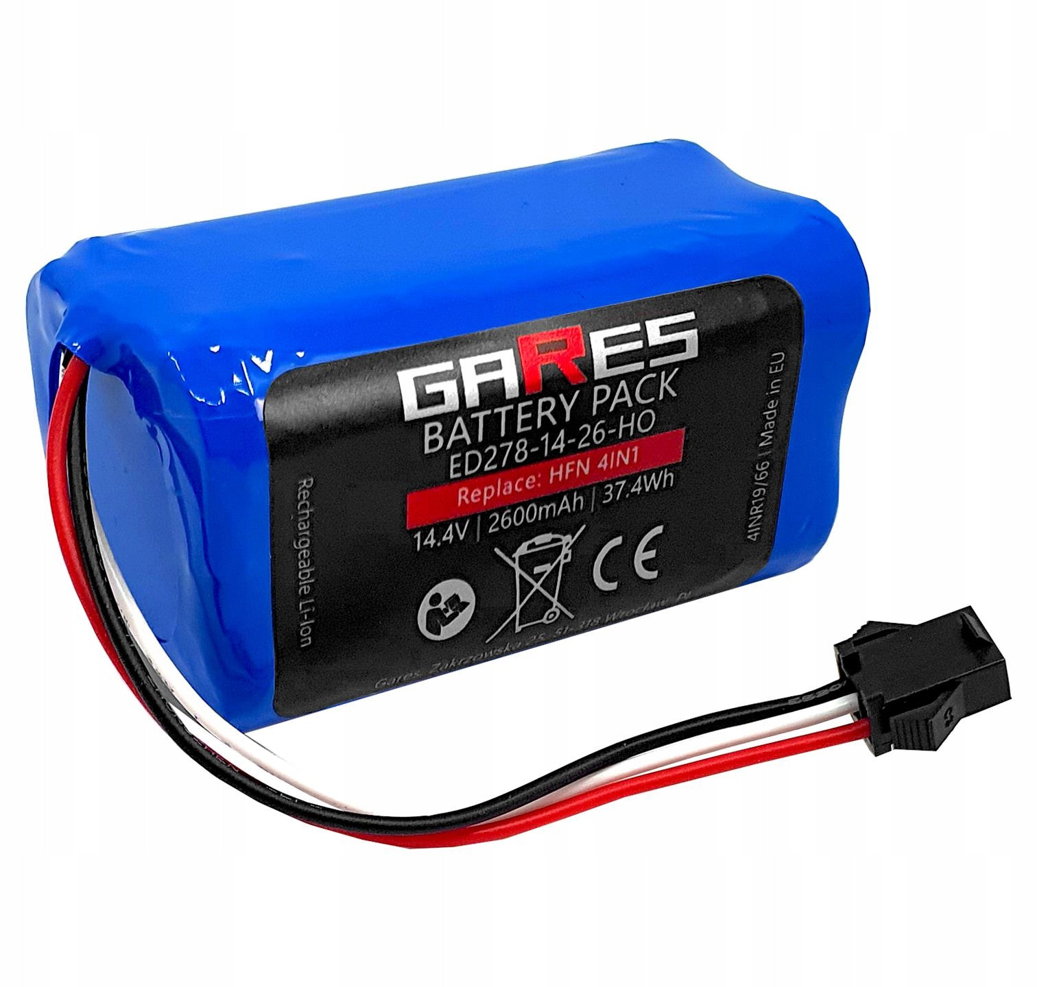 Akumulátor Baterie Hoffen 4IN1 14,4V 2600mAh