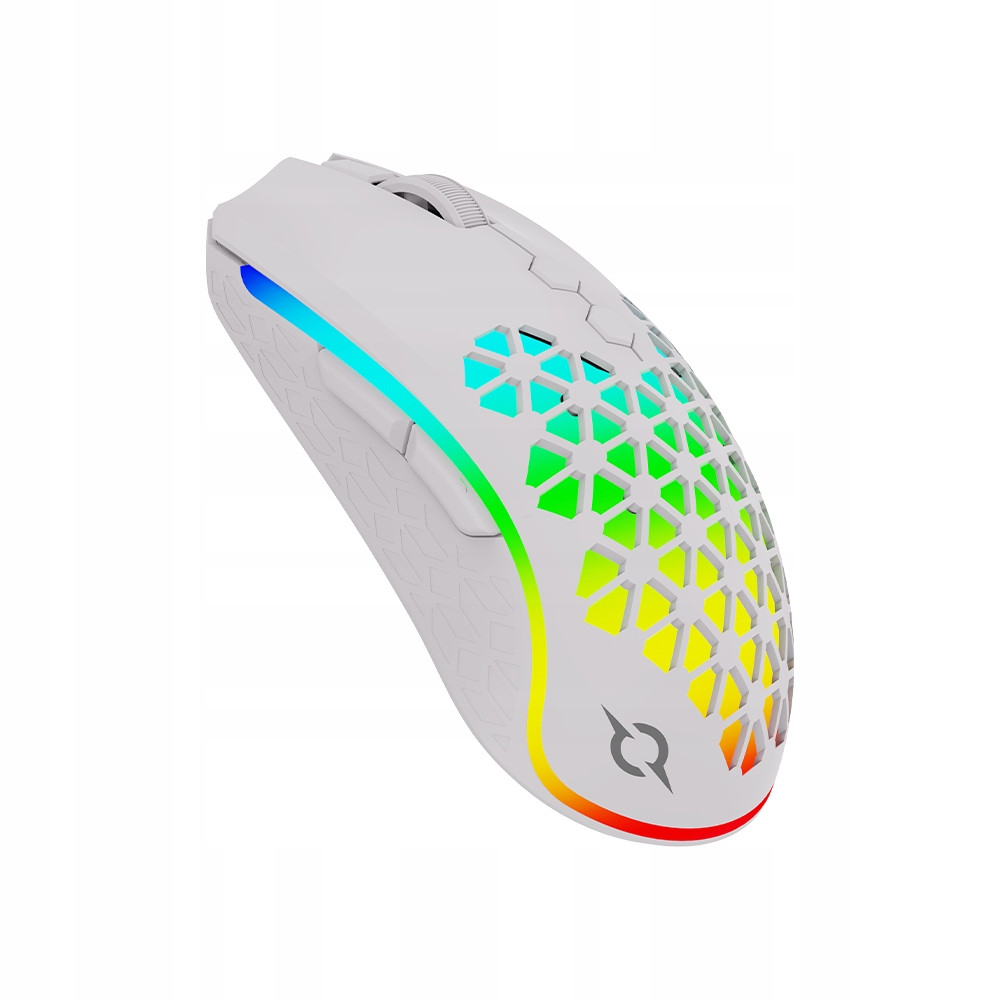 Aqirys Myš Dual Mode: Wirelles+Wired Polaris white