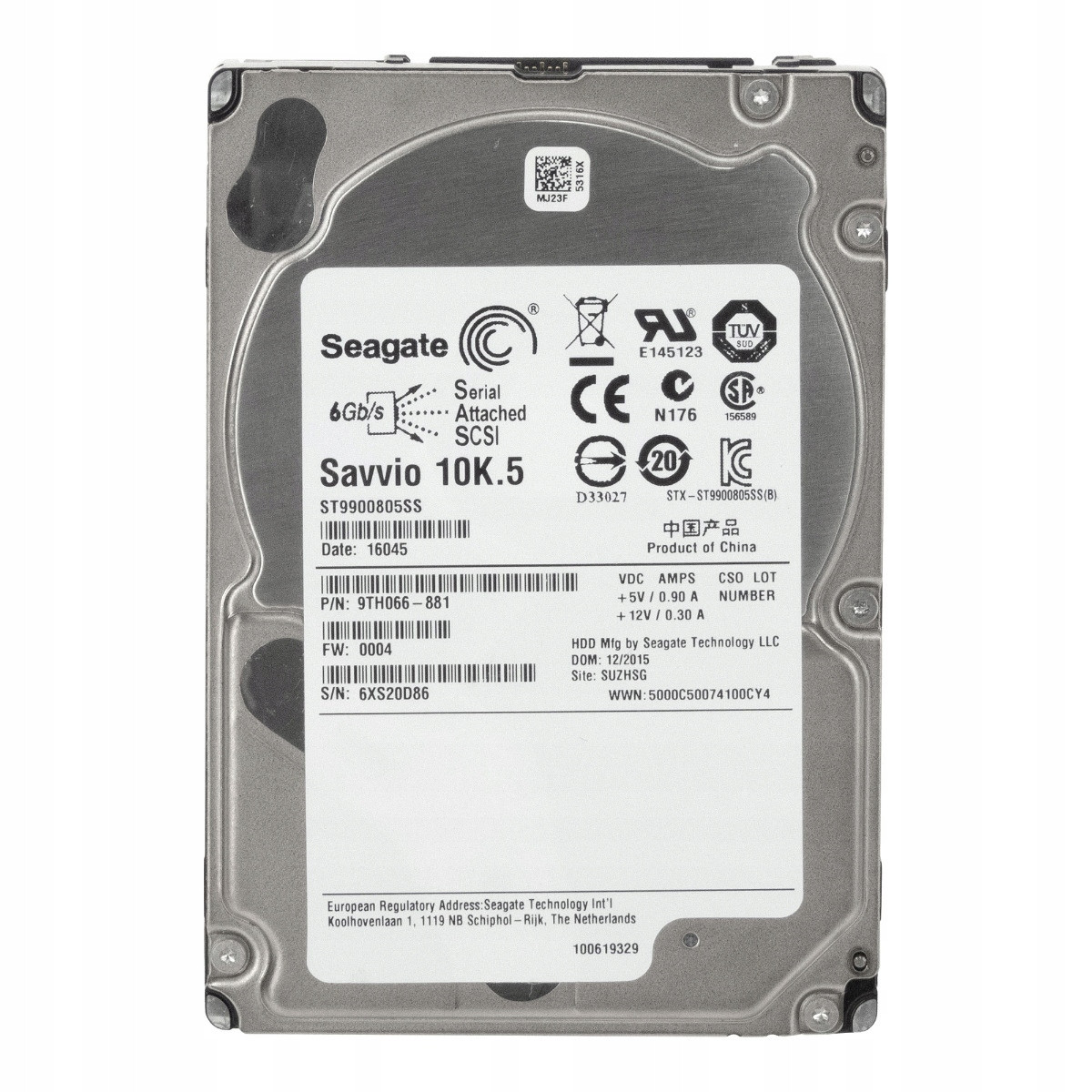 Seagate Savvio 10K,5 900GB 10K 64MB SAS-2 2,5'' ST9900805SS