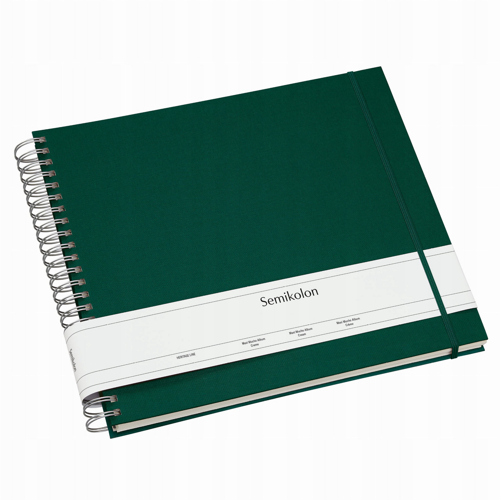 Album Semikolon Maxi Mucho, krémové kartičky, forest