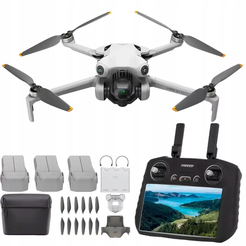 Dron Dji Mini 4 Pro Fly More Combo dosah 10 Hp 2590 mAh 4k kamera