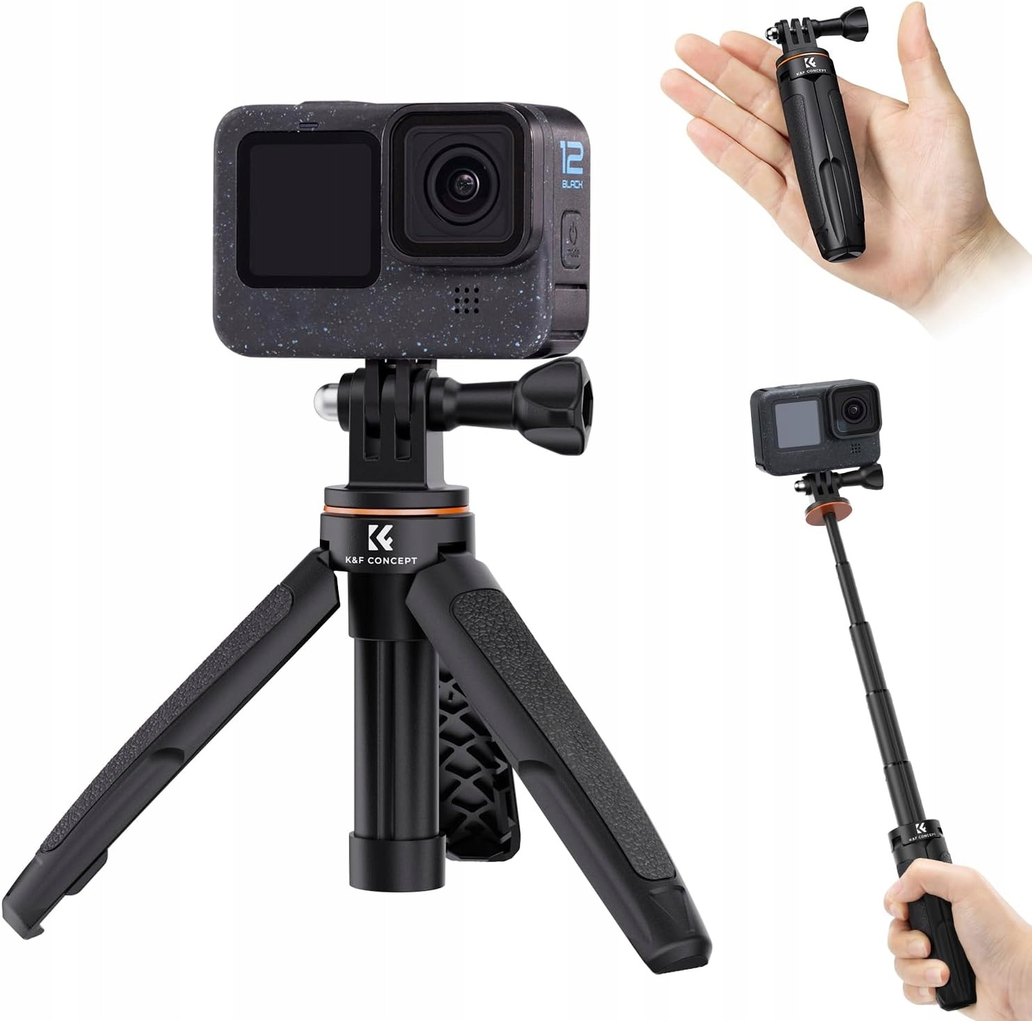 Stativ Tripod Selfie Tyč K&f Concept Stolní 33 CM Hero 11/12